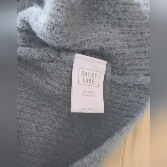 Bailey Lane Fuzzy Pointelle Sweater - Picture 4 of 4